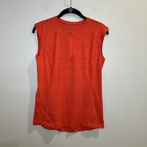 Athleta Pacifica Illume UPF Fitted Tank Size‎ Small Orange women's top
